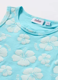 Blukids Canotta in jersey di cotone stretch bambina- T-shirt