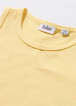 Blukids Canotta in jersey di cotone stretch bambina- T-shirt
