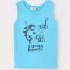 Blukids Canotta in jersey di puro cotone neonato- T-shirt