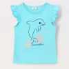 Blukids Canotta in jersey di puro cotone bambina- T-shirt
