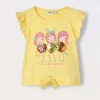 Blukids Canotta in jersey di puro cotone bambina- T-shirt
