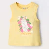 Blukids Canotta in jersey di puro cotone bambina- T-shirt