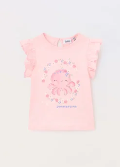 Blukids Canotta in jersey di puro cotone neonata- T-shirt