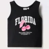 Blukids Canotta in jersey di puro cotone ragazza- T-shirt