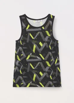 Blukids Canotta in jersey di puro cotone ragazzo- T-shirt