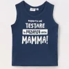 Blukids Canotta in jersey di puro cotone neonato- T-shirt
