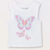 Blukids Canotta in jersey di puro cotone bambina- T-shirt