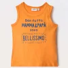 Blukids Canotta in jersey di puro cotone neonato- T-shirt