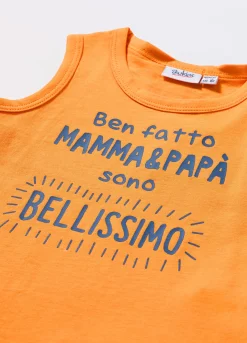 Blukids Canotta in jersey di puro cotone neonato- T-shirt