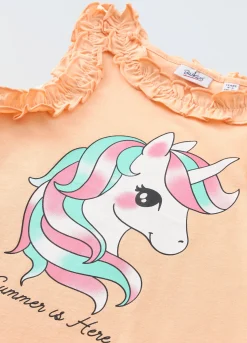 Blukids Canotta in puro cotone bambina- T-shirt