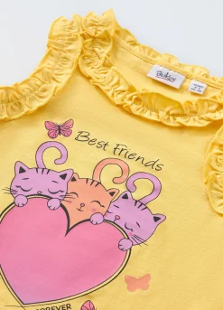 Blukids Canotta in puro cotone bambina- T-shirt