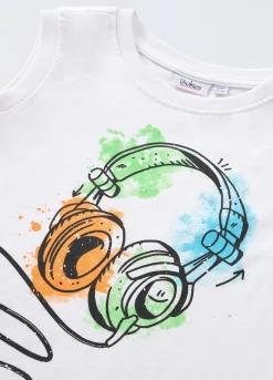 Blukids Canotta in puro cotone bambino-Bambino T-shirt