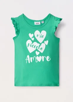 Blukids Canotta in puro cotone neonata- T-shirt