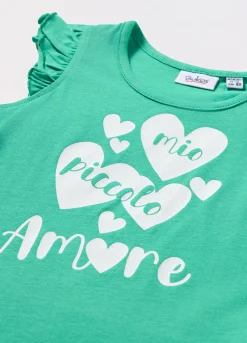 Blukids Canotta in puro cotone neonata- T-shirt
