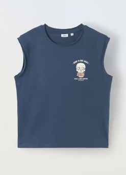 Blukids Canotta in puro cotone ragazzo- T-shirt