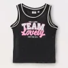 Blukids Canotta in tessuto mesh bambina- T-shirt