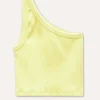 Blukids Canotta monospalla in costina bambina- T-shirt