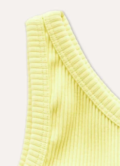 Blukids Canotta monospalla in costina bambina- T-shirt