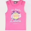 Blukids Canotta NBA in cotone stretch ragazza- T-shirt