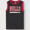 Blukids Canotta NBA in puro cotone ragazzo- T-shirt