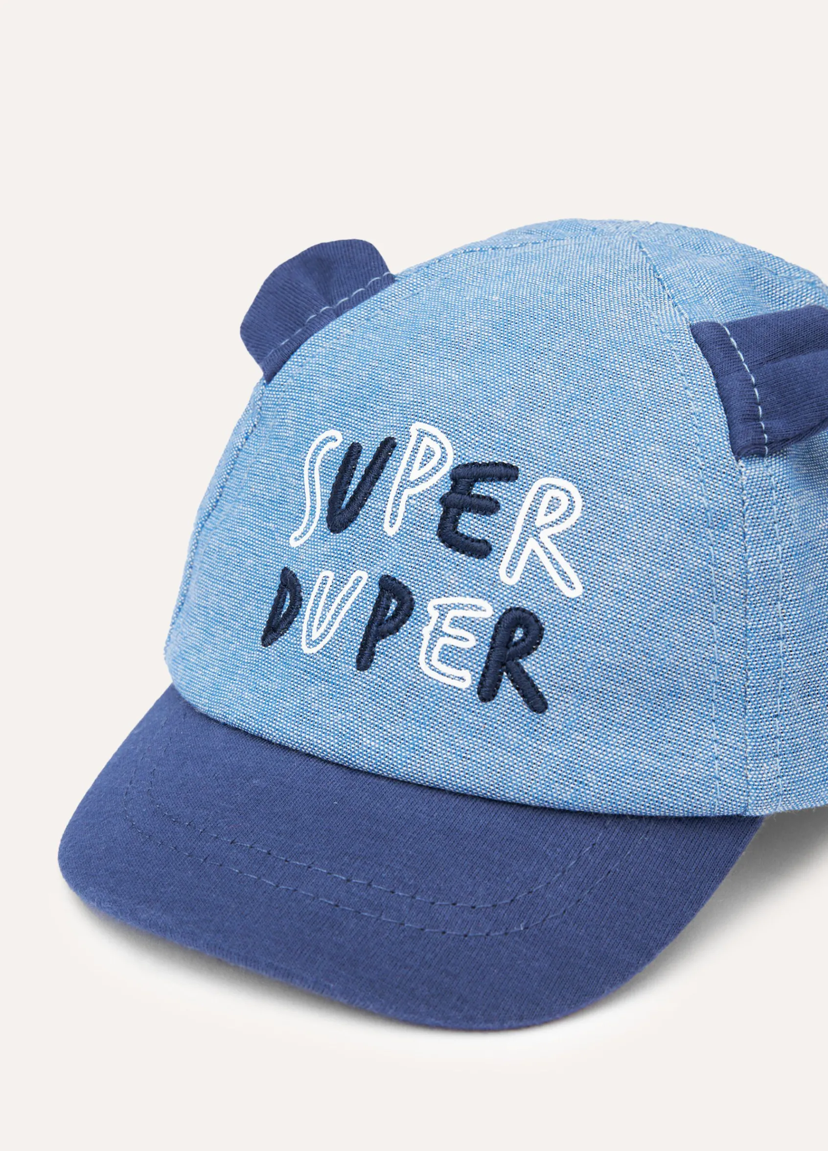 Blukids Cappello da baseball in puro cotone neonato- Accessori