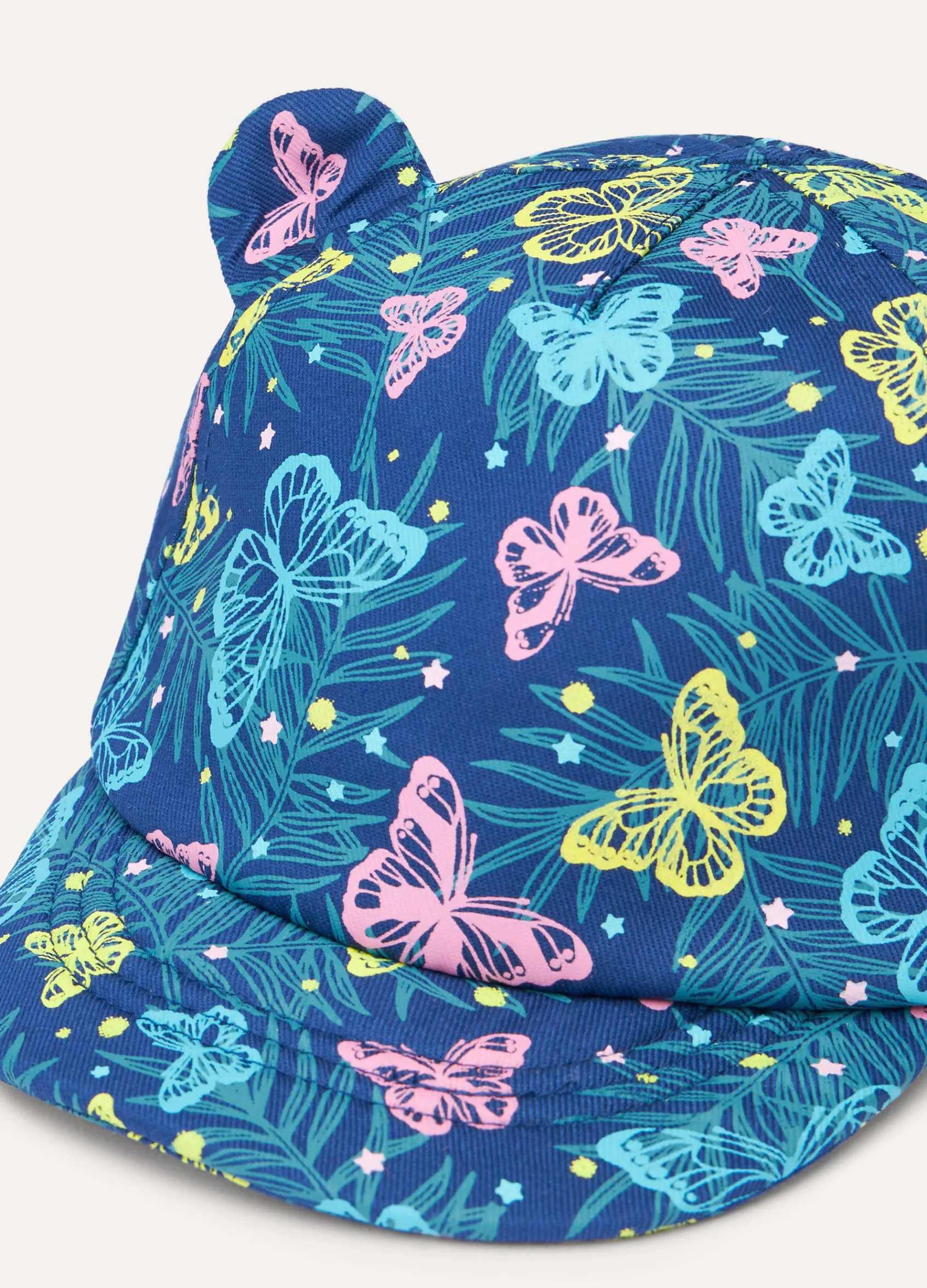 Blukids Cappello da baseball in puro cotone neonata- Accessori