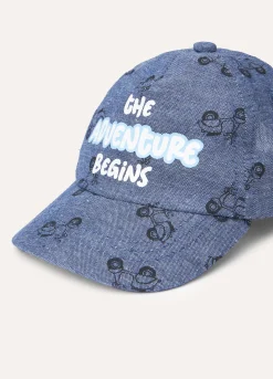 Blukids Cappello da baseball in puro cotone neonato- Accessori