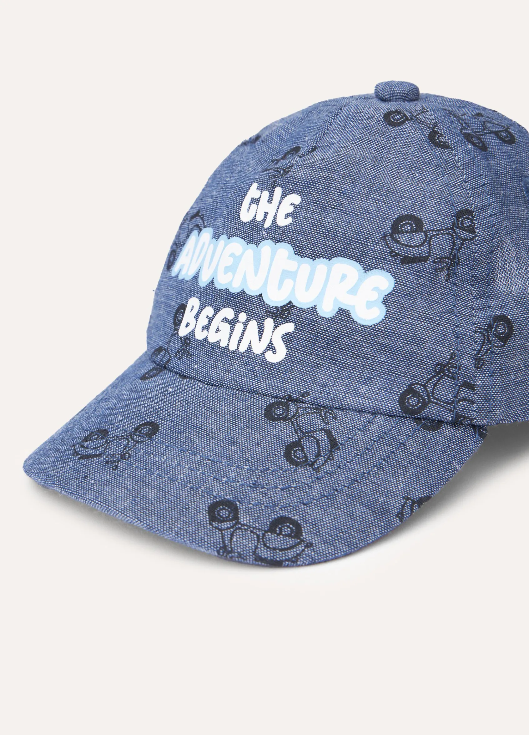 Blukids Cappello da baseball in puro cotone neonato- Accessori