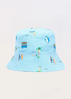 Blukids Cappello pescatore in puro cotone neonato- Accessori