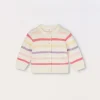 Blukids Cardigan girocollo in puro cotone neonata- Maglioncini