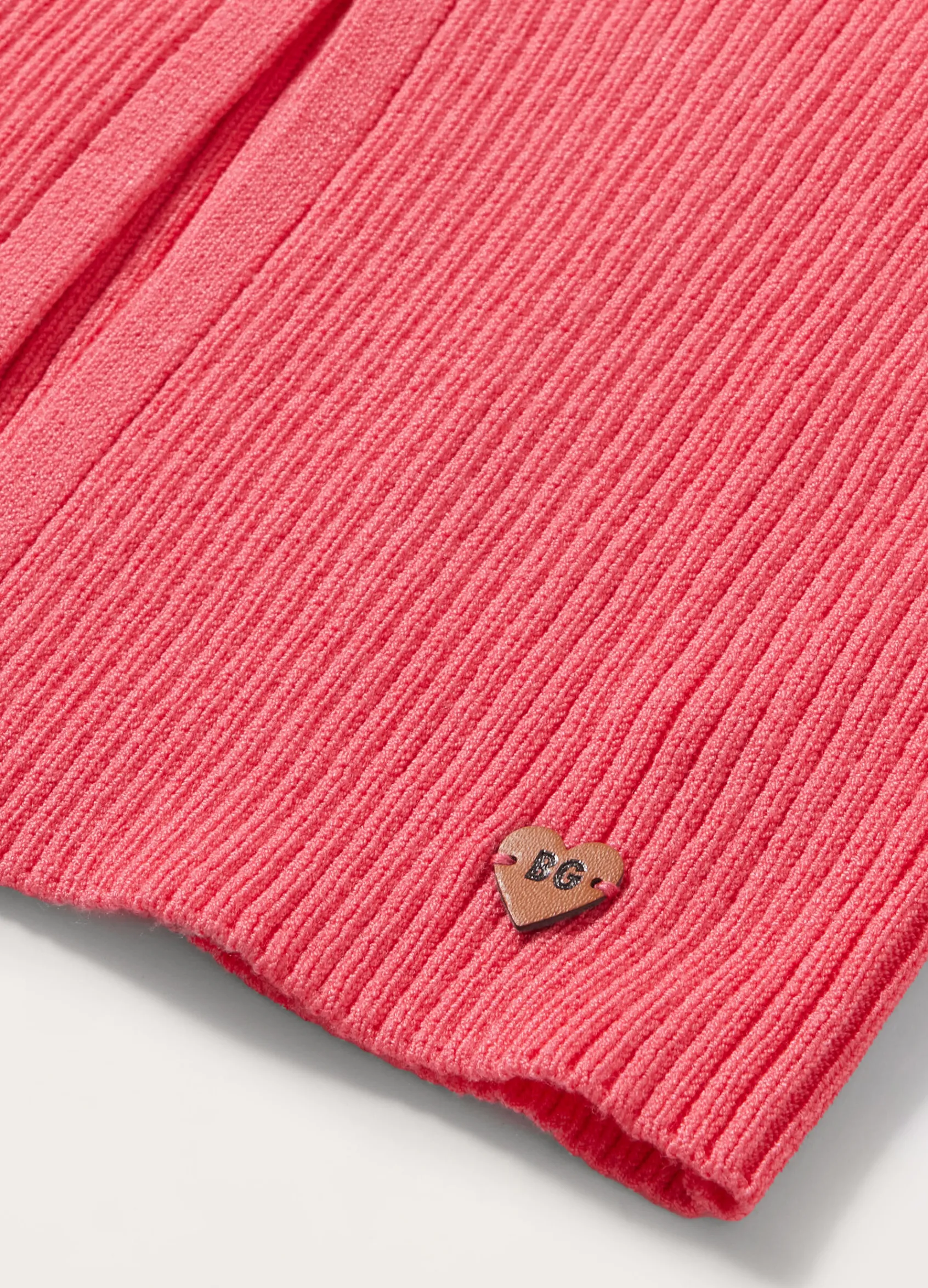 Blukids Cardigan in costina misto viscosa bambina- Maglioni