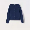 Blukids Cardigan in puro cotone bambina- Maglioni