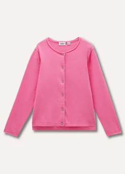 Blukids Cardigan in puro cotone bambina- Maglioni