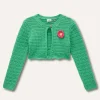 Blukids Cardigan tricot con ricami e applicazioni bambina- Maglioni