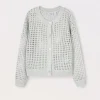 Blukids Cardigan tricot in misto cotone bambina- Maglioni