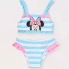 Blukids Costume bikini a righe neonata- Costumi