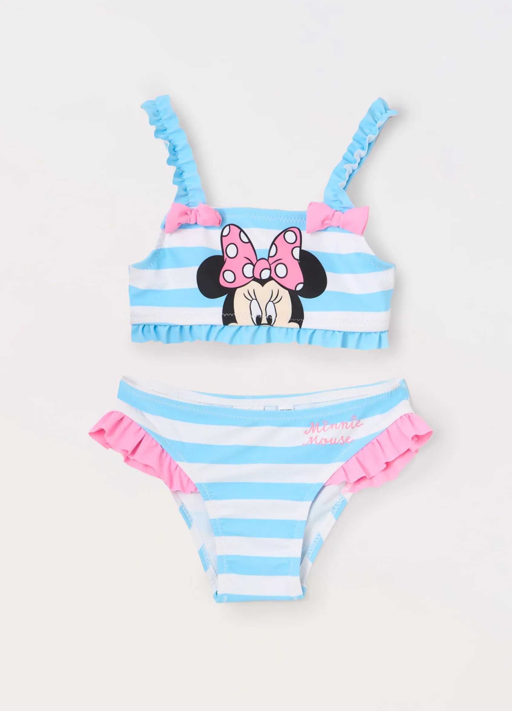 Blukids Costume bikini a righe neonata- Costumi
