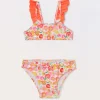 Blukids Costume bikini floreale neonata- Costumi