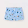 Blukids Costume boxer a righe bambino-Bambino Mare