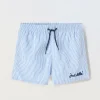 Blukids Costume boxer rigato ragazzo- Mare