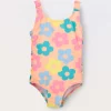Blukids Costume intero a fiori neonata- Costumi