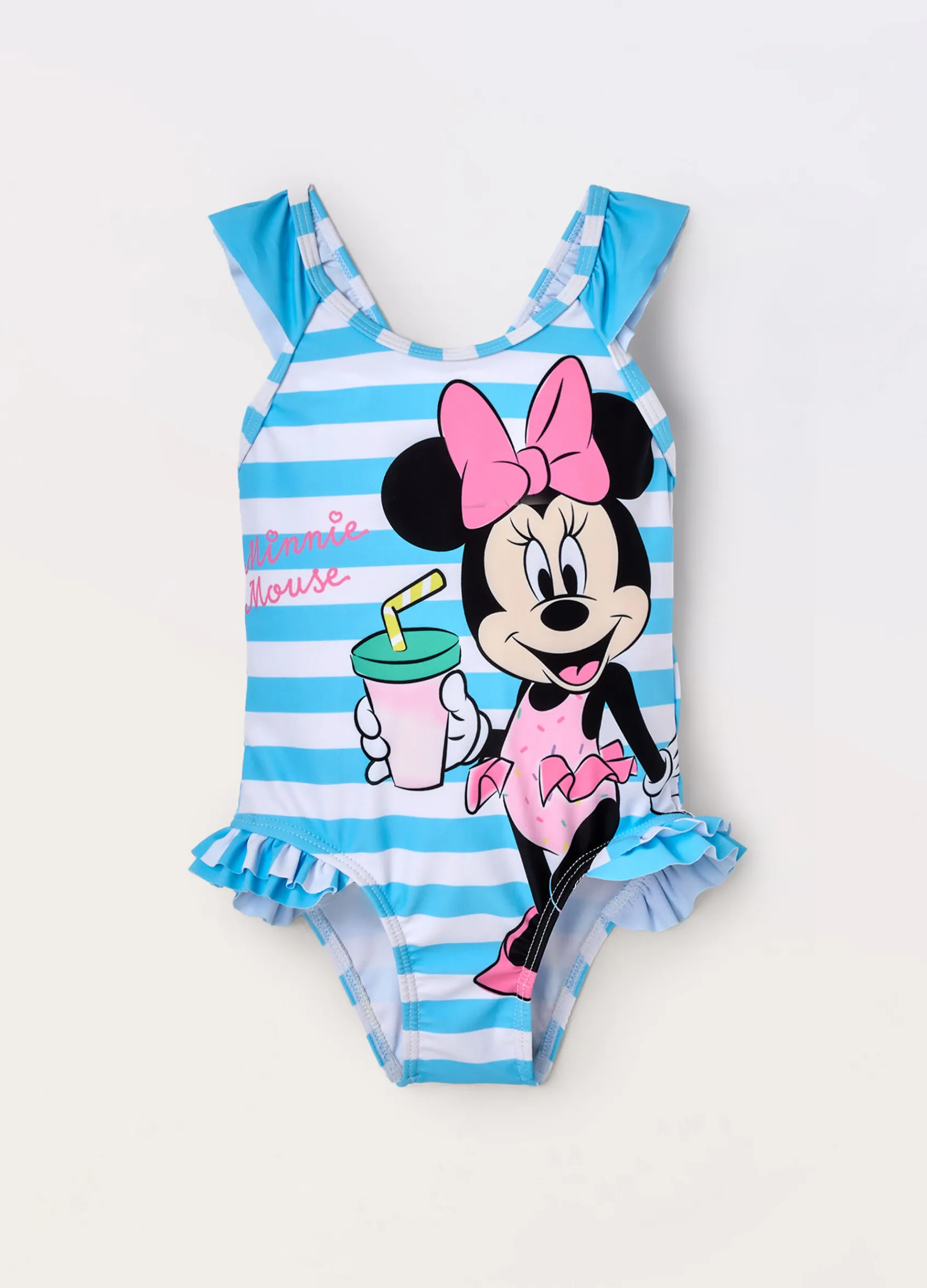 Blukids Costume intero a righe neonata- Costumi