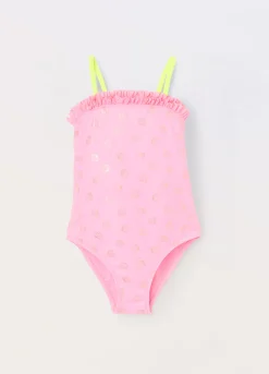 Blukids Costume intero con stampa bambina- Mare