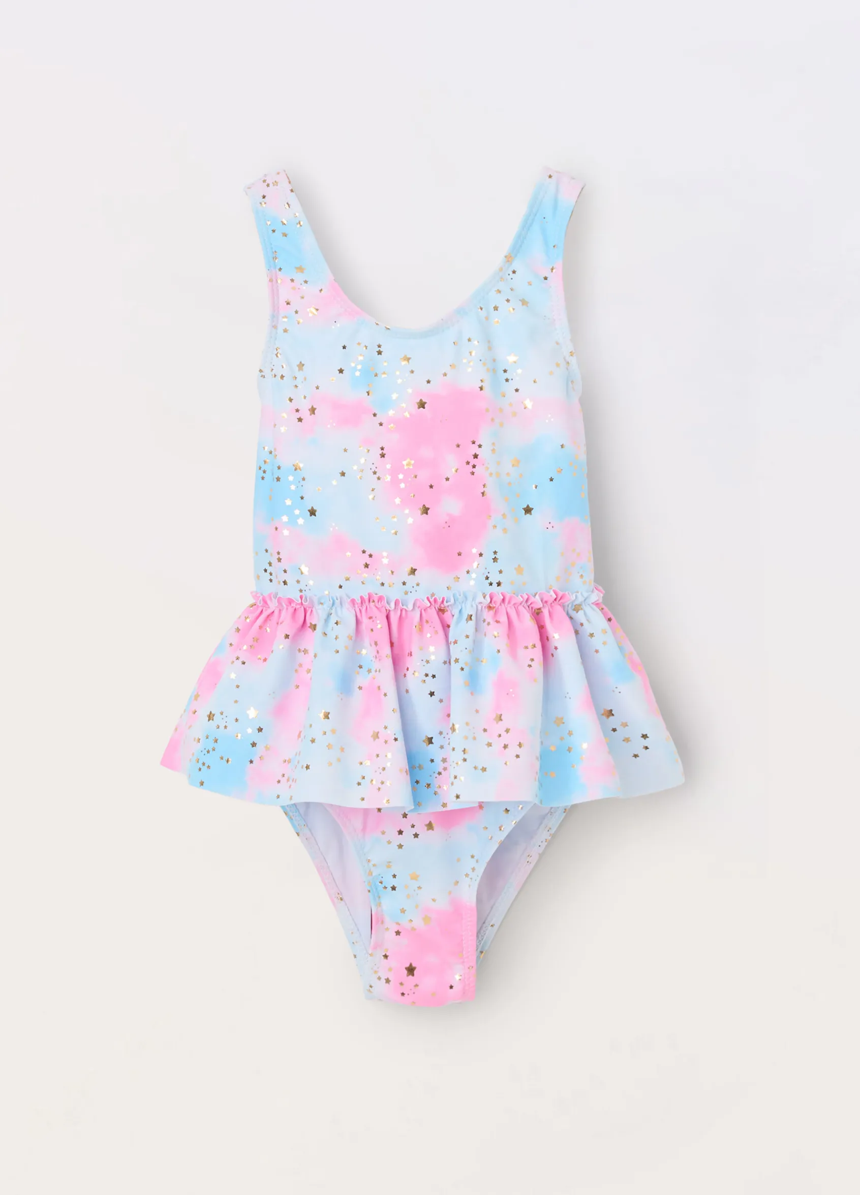 Blukids Costume intero con stampa bambina- Mare