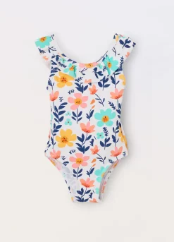 Blukids Costume intero florale neonata- Costumi