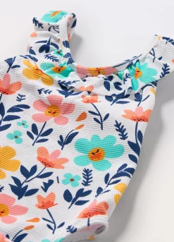Blukids Costume intero florale neonata- Costumi