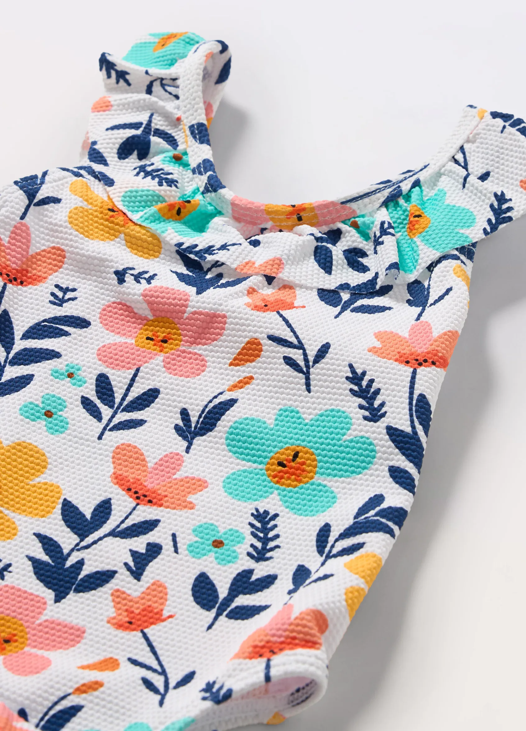 Blukids Costume intero florale neonata- Costumi