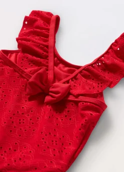 Blukids Costume intero ricamato neonata- Costumi