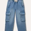Blukids Denim cargo bambino-Bambino Jeans
