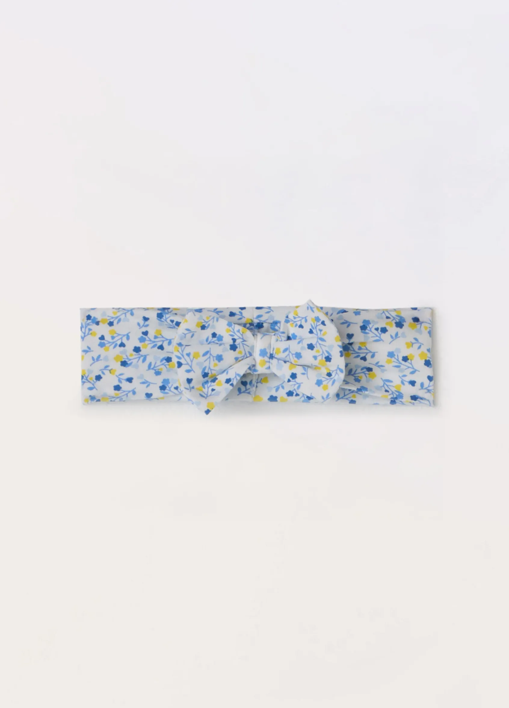 Blukids Fascetta per capelli in jersey di cotone stretch neonata- Accessori